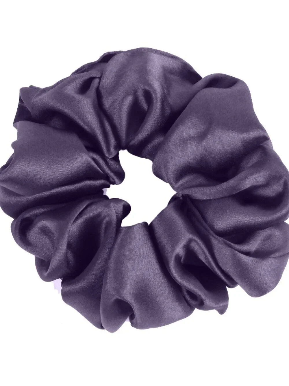 5 Piece Premium Satin Scrunchies – Soft Hair-Friendly Elastic Hair Ties
